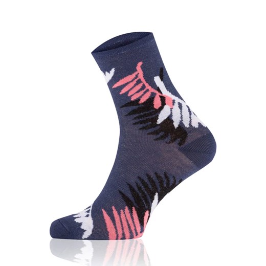 Italian fashion Skarpetki długie S144D Aloe, Kolor granatowo-różowy, Rozmiar 35-38, Gee One ze sklepu Primodo w kategorii Skarpetki damskie - zdjęcie 184072870