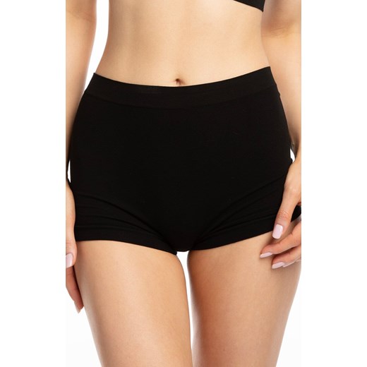 Figi damskie z przedłużoną nogawką czarne Bamboo Boyshorts, Kolor czarny, Rozmiar 2XL, Julimex ze sklepu Primodo w kategorii Majtki damskie - zdjęcie 184076180