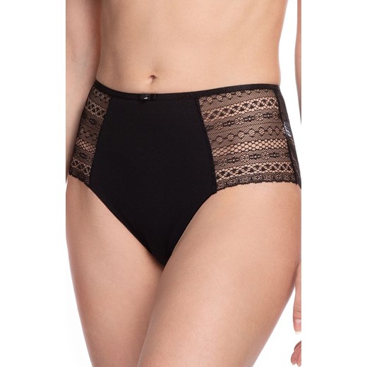 Figi damskie wysokie z koronką 2-pack L-1476MD, Kolor czarny, Rozmiar L, LAMA ze sklepu Primodo w kategorii Majtki damskie - zdjęcie 184077420