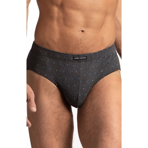 2-pack slipy męskie M-1059CL, Kolor grafitowo-granatowy, Rozmiar L, LAMA ze sklepu Primodo w kategorii Majtki męskie - zdjęcie 184077553