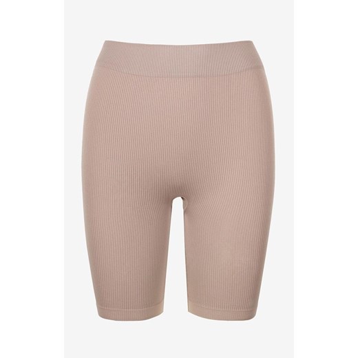 Marilyn legginsy damskie prążkowane beżowe kolarki Fitness, Kolor beżowy, Rozmiar S/M, Marilyn ze sklepu Primodo w kategorii Szorty - zdjęcie 184079554