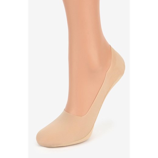 Marilyn 2-pak stopki damskie beżowe z silikonem Comfort Classic, Kolor beżowy, Rozmiar 35-37, Marilyn ze sklepu Primodo w kategorii Skarpetki damskie - zdjęcie 184079904