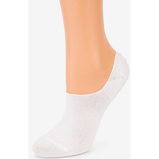 Marilyn 2-pack stopki damskie z silikonem białe Silicon, Kolor biały, Rozmiar 35-38, Marilyn ze sklepu Primodo w kategorii Skarpetki damskie - zdjęcie 184079972