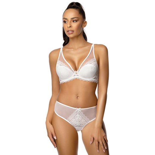 Biustonosz push-up biały Estelle M-0198/11, Kolor biały, Rozmiar 85B, Mat ze sklepu Primodo w kategorii Biustonosze - zdjęcie 184080653