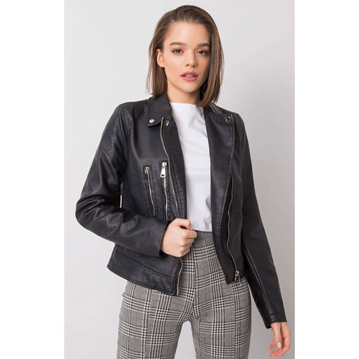 Kurtka damska ramoneska czarna NM-DE-KR-G87.00P, Kolor czarny, Rozmiar XS, Z-DESIGN JACKET STYLE ze sklepu Primodo w kategorii Kurtki damskie - zdjęcie 184081524