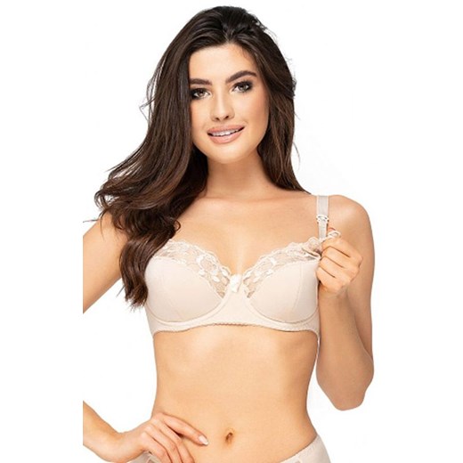 Ciążowy biustonosz do karmienia semi-soft beżowy Mama Claudia Light, Kolor beżowy, Rozmiar 85F, Benefit ze sklepu Primodo w kategorii Biustonosze - zdjęcie 184084851