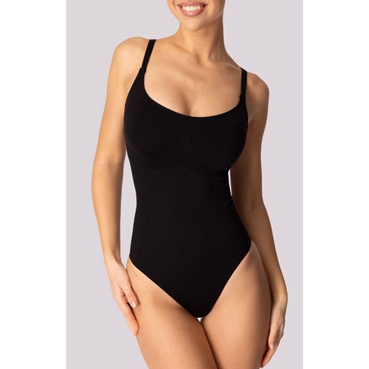 Mona body damskie modelujące czarne Shapewear, Kolor czarny, Rozmiar S/M, Mona ze sklepu Primodo w kategorii Body damskie - zdjęcie 184085061