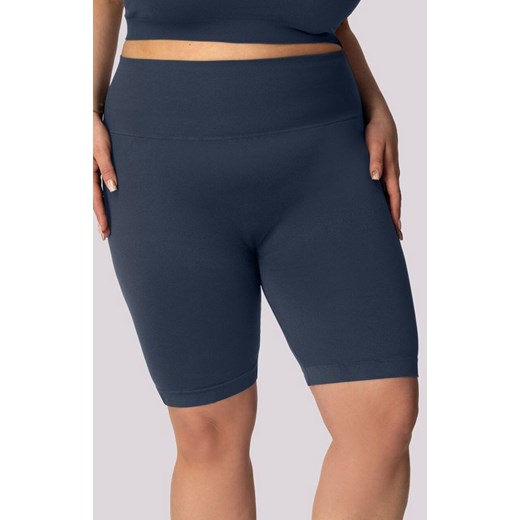 Mona kolarki damskie granatowe Base Plus Size, Kolor granatowy, Rozmiar 2XL, Mona ze sklepu Primodo w kategorii Szorty - zdjęcie 184085134