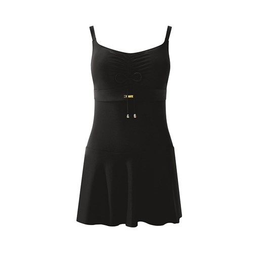Strój kąpielowy czarny sukienka Self S 684 V3AM1 Amalfi 1, Kolor czarny, Rozmiar 42F/XL, Self ze sklepu Primodo w kategorii Stroje kąpielowe - zdjęcie 184088721