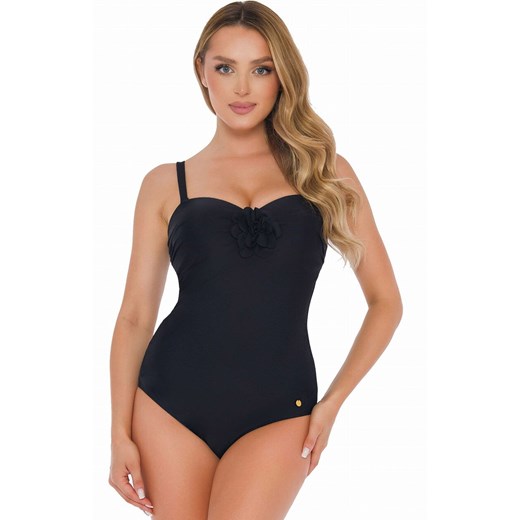 Czarny strój kąpielowy Self S 8030 V3FS6 Flores 6, Kolor czarny, Rozmiar 38C/M, 40C/L Primodo