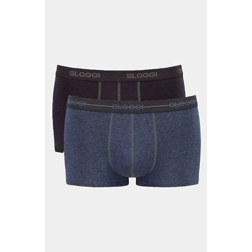 Sloggi 2-pack bokserki męskie Men Start Hipster C2P 10206968 box, Kolor jeans-czarny, Rozmiar M, Sloggi ze sklepu Primodo w kategorii Majtki męskie - zdjęcie 184090453