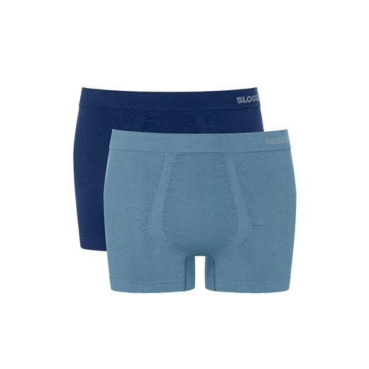 Sloggi 2-pak bokserki męskie GO Smooth Short 10219615-V003, Kolor multicolour, Rozmiar L, Sloggi ze sklepu Primodo w kategorii Majtki męskie - zdjęcie 184090641