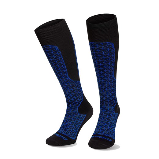 Długie skarpety kompresyjne czarno chabrowe Breeze, Kolor czarno-chabrowy, Rozmiar 38-40, Spaio ze sklepu Primodo w kategorii Skarpetki damskie - zdjęcie 184090923