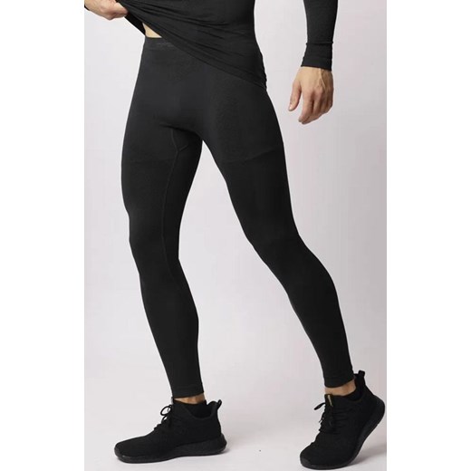 Męskie legginsy termoaktywne czarne Play, Kolor czarny, Rozmiar L, Spaio ze sklepu Primodo w kategorii Spodnie męskie - zdjęcie 184090982