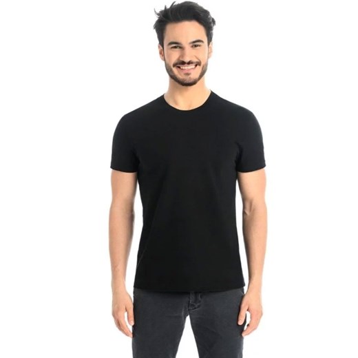 Czarny t-shirt męski bawełniany koszulka z krótkim rękawem Luca, Kolor czarny, Rozmiar 3XL, Teyli ze sklepu Primodo w kategorii T-shirty męskie - zdjęcie 184092714