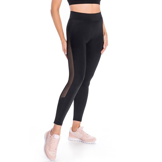 Mappy legginsy sportowe z siateczką 2224, Kolor czarny, Rozmiar 3XL, Teyli ze sklepu Primodo w kategorii Spodnie damskie - zdjęcie 184093133