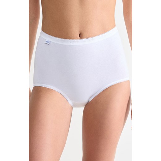 Sloggi Basic+ Maxi białe wysokie figi damskie 10005037, Kolor biały, Rozmiar 38, Sloggi ze sklepu Primodo w kategorii Majtki damskie - zdjęcie 184093333