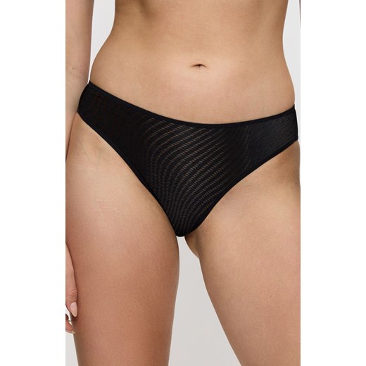 Triumph figi damskie typu tai czarne Harmony Spotlight 10217051, Kolor czarny, Rozmiar 38, Triumph ze sklepu Primodo w kategorii Majtki damskie - zdjęcie 184094282