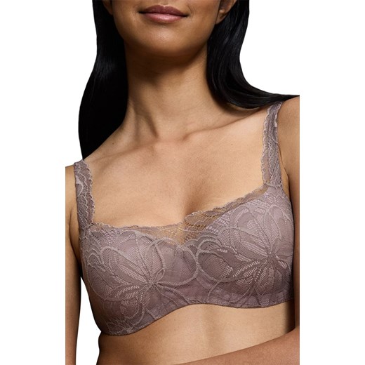 Triumph biustonosz usztywniany balconette Body Make-Up Illusion Lace 10219845-3091, Kolor gołębi, Rozmiar 85C, Triumph ze sklepu Primodo w kategorii Biustonosze - zdjęcie 184094561