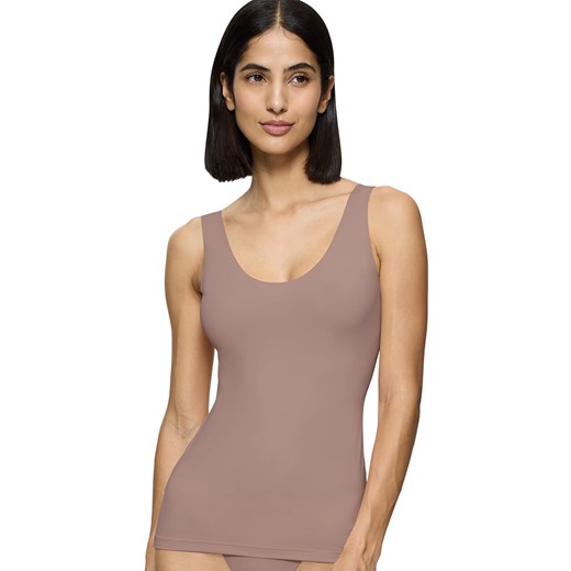 Triumph tank top damski Body Make-Up Illusion 10222371-00ZE, Kolor kakao, Rozmiar 46, Triumph ze sklepu Primodo w kategorii Podkoszulki i halki - zdjęcie 184094810