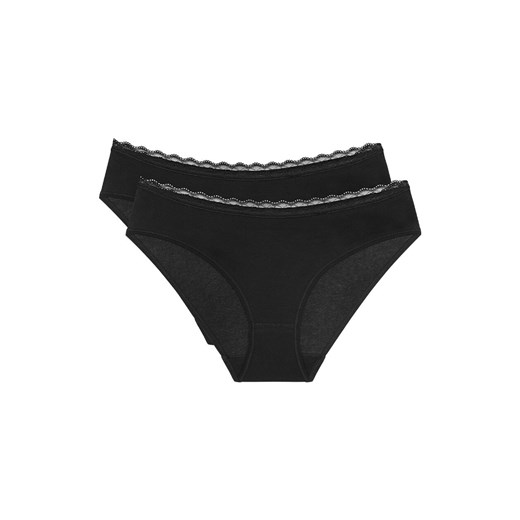 Triumph 2-pack figi damskie Feel Of Cotton 10225045-0004, Kolor czarny, Rozmiar 36, Triumph ze sklepu Primodo w kategorii Majtki damskie - zdjęcie 184094882
