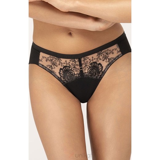 Figi damskie Saskia, Kolor czarno-beżowy, Rozmiar S, Unikat ze sklepu Primodo w kategorii Majtki damskie - zdjęcie 184095233