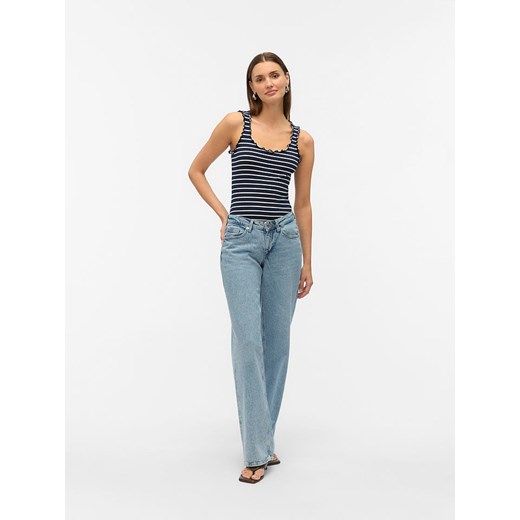 Vero Moda Top w kolorze granatowym ze sklepu Limango Polska w kategorii Bluzki damskie - zdjęcie 184097113