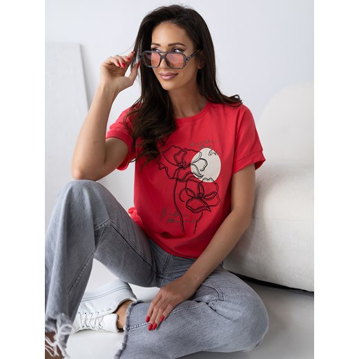 bluzka taravia malinowa one size ze sklepu UBRA w kategorii Bluzki damskie - zdjęcie 184097663