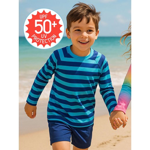Denokids Koszulka kąpielowa w kolorze niebieskim Denokids 104 promocja Limango Polska