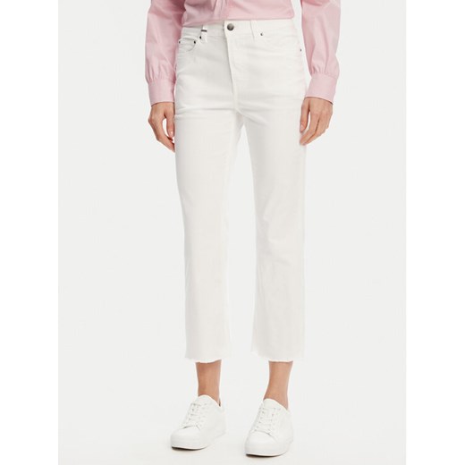United Colors Of Benetton Jeansy 46QRDE010 Écru Flare Fit ze sklepu MODIVO w kategorii Jeansy damskie - zdjęcie 184098240