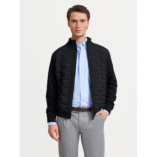 Bugatti Bluza 8700 65147B Granatowy Regular Fit ze sklepu MODIVO w kategorii Bluzy męskie - zdjęcie 184098241