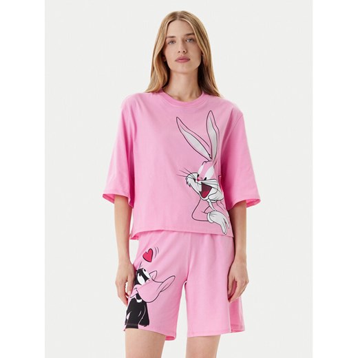 United Colors Of Benetton Piżama 30963P03W Różowy Regular Fit ze sklepu MODIVO w kategorii Piżamy damskie - zdjęcie 184098261