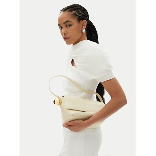 JACQUEMUS Torebka Le Rond Carre 24H243BA383-3171 Écru ze sklepu MODIVO w kategorii Torebki damskie - zdjęcie 184098282
