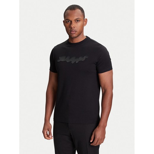 KARL LAGERFELD T-Shirt 755071 553250 Czarny Regular Fit ze sklepu MODIVO w kategorii T-shirty męskie - zdjęcie 184098284
