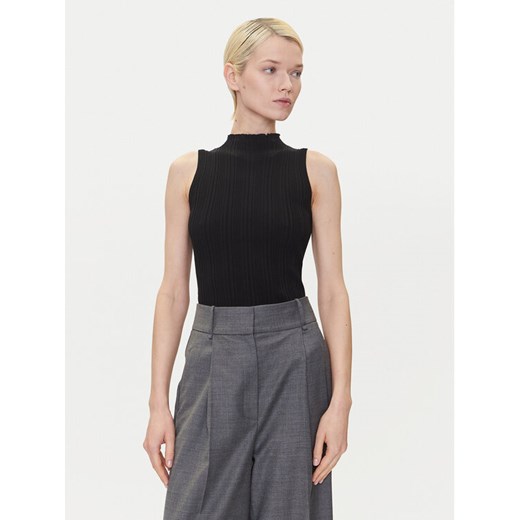 HUGO Bluzka Sarepilk 50542597 Czarny Slim Fit ze sklepu MODIVO w kategorii Bluzki damskie - zdjęcie 184098290