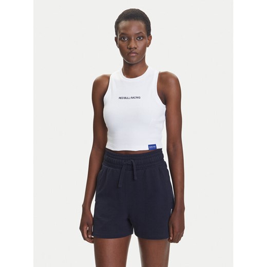 Pepe Jeans Top Red Bull Racing Logo RL500002 Biały Slim Fit ze sklepu MODIVO w kategorii Bluzki damskie - zdjęcie 184098300