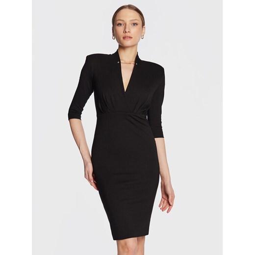 Liu Jo Sukienka koktajlowa CA3091 J1881 Czarny Slim Fit ze sklepu MODIVO w kategorii Sukienki - zdjęcie 184098312