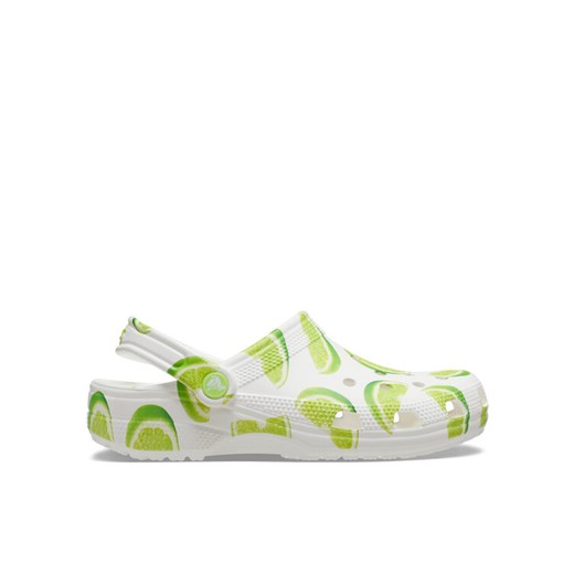 Crocs Klapki Classic Fresh Fruits Clog 211008 Biały ze sklepu MODIVO w kategorii Klapki męskie - zdjęcie 184098314