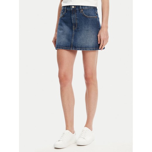 United Colors Of Benetton Spódnica jeansowa 4AW7D004U Niebieski Regular Fit ze sklepu MODIVO w kategorii Spódnice - zdjęcie 184098330