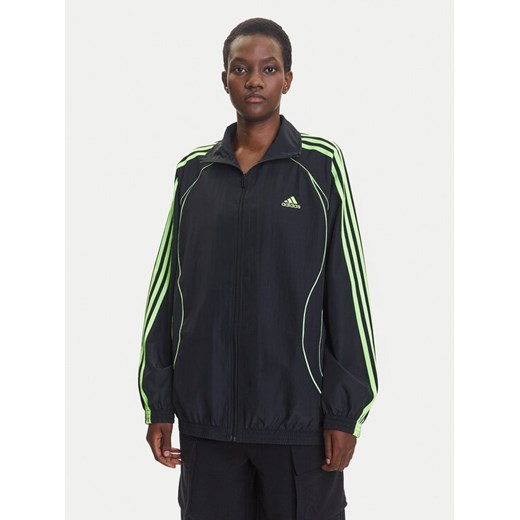 adidas Bluza Teamgeist adicolor JY2585 Czarny Oversize ze sklepu MODIVO w kategorii Bluzy damskie - zdjęcie 184098334