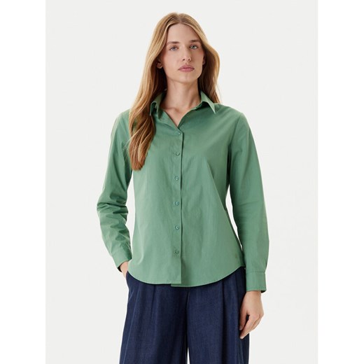 United Colors Of Benetton Koszula 5HAXDQ0AX Zielony Regular Fit ze sklepu MODIVO w kategorii Koszule damskie - zdjęcie 184098361