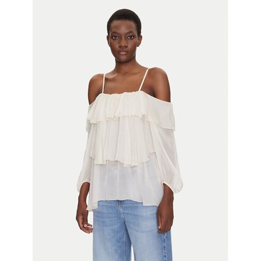 Dixie Bluzka C207W020A Écru Regular Fit ze sklepu MODIVO w kategorii Bluzki damskie - zdjęcie 184098363