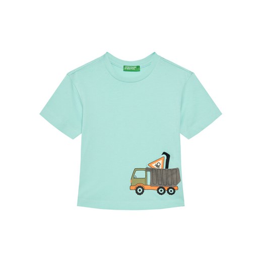 United Colors Of Benetton T-Shirt 3I1XG10J6 Zielony Regular Fit ze sklepu MODIVO w kategorii T-shirty chłopięce - zdjęcie 184098402