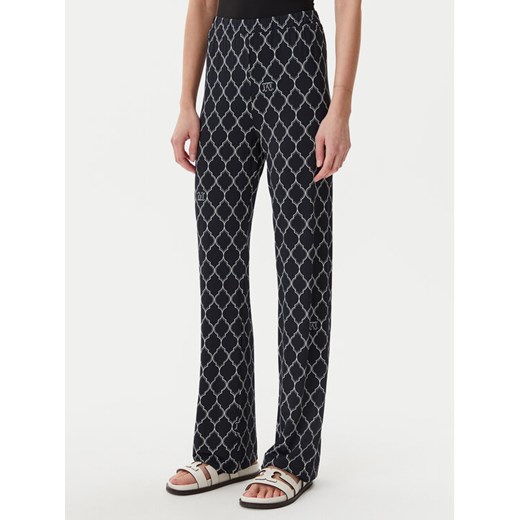Max Mara Spodnie dresowe 2516781039650 Czarny Regular Fit ze sklepu MODIVO w kategorii Spodnie damskie - zdjęcie 184098411