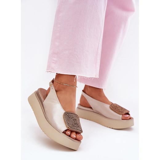 Espadryle damskie Zazoo na platformie casualowe bez zapięcia