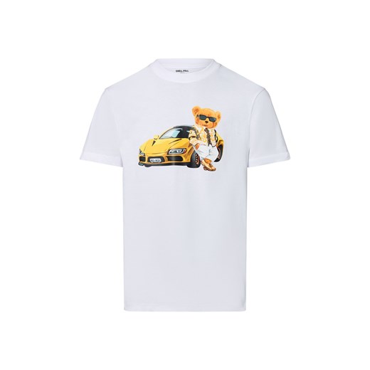 Koszulka męska - Rich Bear Mężczyźni Bawełna biały nadruk ze sklepu vangraaf w kategorii T-shirty męskie - zdjęcie 184099723