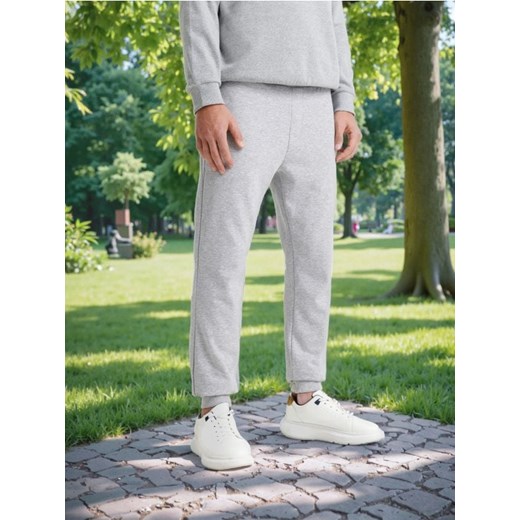 Sinsay - Spodnie dresowe slim jogger - szary ze sklepu Sinsay w kategorii Spodnie męskie - zdjęcie 184100484
