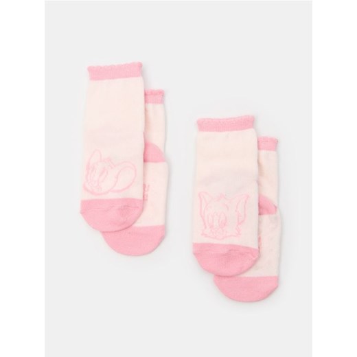 Sinsay - Antypoślizgowe skarpetki 2 pack Tom & Jerry Core - wielobarwny ze sklepu Sinsay w kategorii Skarpetki dziecięce - zdjęcie 184100572