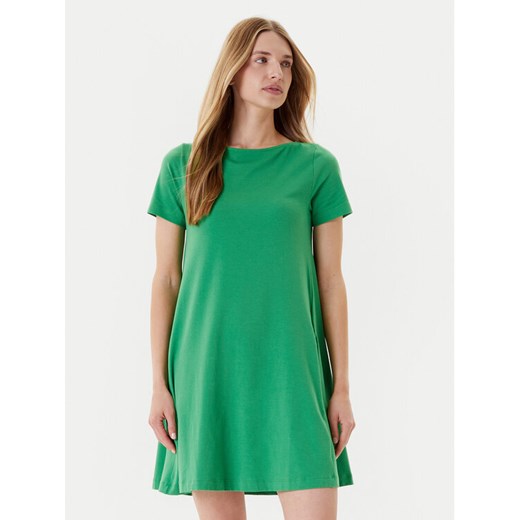 United Colors Of Benetton Sukienka codzienna 3Z1RDV01E Zielony Regular Fit ze sklepu MODIVO w kategorii Sukienki - zdjęcie 184100743