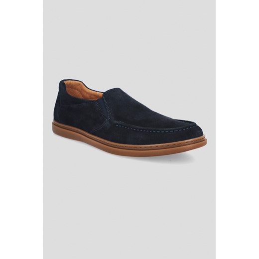 Buty Thames Granatowe ze sklepu Lancerto S.A. w kategorii Półbuty męskie - zdjęcie 184100834